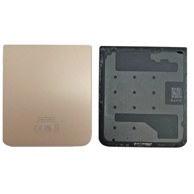 Galinis apatinis dangtelis Samsung F721 Z Flip4 5G Pink Gold originalus (used Grade A) Galinis apatinis dangtelis Samsung F721 Z Flip4 5G Pink Gold originalus (used Grade A)