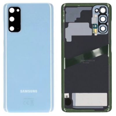 Galinis dangtelis Samsung G980 / G981 S20 Cloud Blue originalus (used Grade B) Galinis dangtelis Samsung G980 / G981 S20 Cloud Blue originalus (used Grade B)