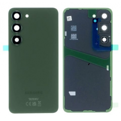 Galinis dangtelis Samsung S911 S23 Green originalus (used Grade A)