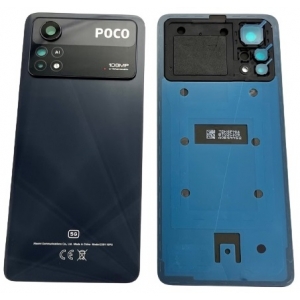 Galinis dangtelis Xiaomi Poco X4 Pro 5G Laser Black originalus (service pack)