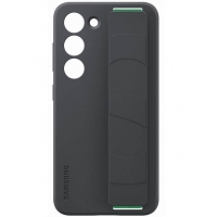 Dėklas EF-GS911TBE Samsung Silicone Cover with Strap Galaxy S911 S23