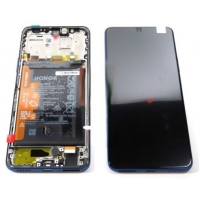 Ekranas Huawei Honor Magic4 Lite 5G / Honor X9 5G / X30 5G su lietimui jautriu stikliuku ir rėmeliu Ocean Blue originalus (used Grade A)