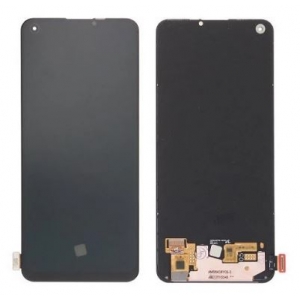 Ekranas Oppo Reno8 Lite / Reno7 Lite 5G / A74 4G / Realme 8 4G su lietimui jautriu stikliuku Black