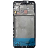 Ekranas Samsung A166 A16 5G su lietimui jautriu stikliuku ir rėmeliu Black originalus (service pack)