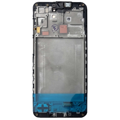 Ekranas Samsung A166 A16 5G su lietimui jautriu stikliuku ir rėmeliu Black originalus (service pack) Ekranas Samsung A166 A16 5G su lietimui jautriu stikliuku ir rėmeliu Black originalus (service pack)