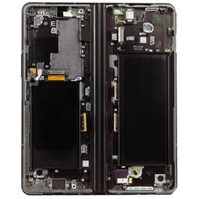Ekranas Samsung F926 Z Fold3 5G su lietimui jautriu stikliuku (Inner) Phantom Black originalus (used Grade C)