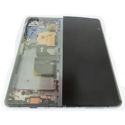 Ekranas Samsung F936 Z Fold4 5G su lietimui jautriu stikliuku (Inner) Grey Green originalus (used Grade B)