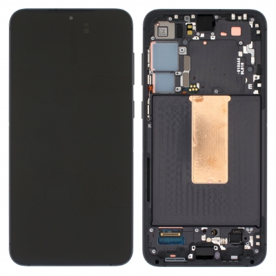 Ekranas Samsung S916 S23+ 5G su lietimui jautriu stikliuku ir rėmeliu Graphite originalus (service pack)