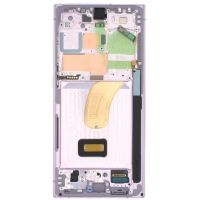 Ekranas Samsung S918 S23 Ultra 5G su lietimui jautriu stikliuku ir rėmeliu Lavender originalus (service pack)