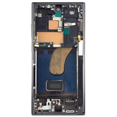 Ekranas Samsung S918 S23 Ultra 5G su lietimui jautriu stikliuku ir rėmeliu Phantom Black originalus (used Grade B) Ekranas Samsung S918 S23 Ultra 5G su lietimui jautriu stikliuku ir rėmeliu Phantom Black originalus (used Grade B)