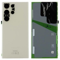 Galinis dangtelis Samsung S918 S23 Ultra Cream originalus (service pack)