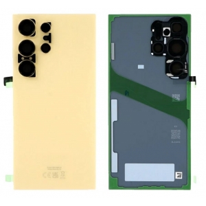 Galinis dangtelis Samsung S928 S24 Ultra Titanium Yellow originalus (service pack)