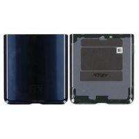 Galinis viršutinis dangtelis Samsung Galaxy Z Flip F700 juodas originalus (service pack)