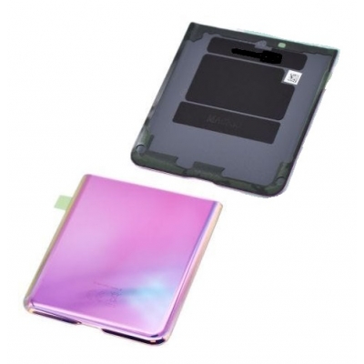Galinis viršutinis dangtelis Samsung Galaxy Z Flip F700 Mirror Purple originalus (service pack) Galinis viršutinis dangtelis Samsung Galaxy Z Flip F700 Mirror Purple originalus (service pack)
