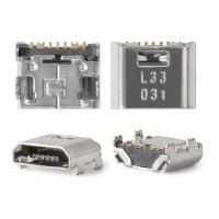 Įkrovimo kontaktas Samsung i9080 / i9082 / I9060 / i9062 / G360F / G361F / T110 / T111 / T113 / T116 / T280 / T285 / T560 / T561 / T580 / T585 originalus (service pack)