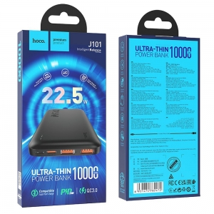Išorinė baterija POWER BANK HOCO J101 10000mAh juoda