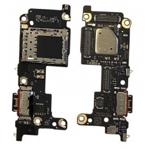 Lanksčioji jungtis Xiaomi 12T su įkrovimo kontaktu ir mikrofonu, SIM kortelės kontaktu originali (service pack)