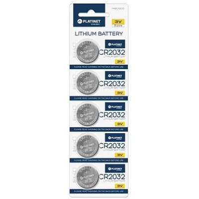Ličio baterijos PLATINET 3V 220mAh 5vnt CR-2032L