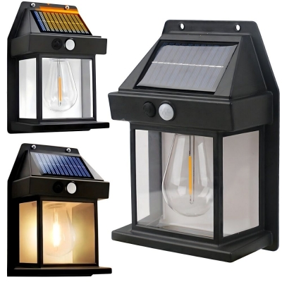 Saulės LED lempa RC-K-1536 juoda Saulės LED lempa RC-K-1536 juoda
