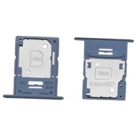SIM kortelės laikiklis Samsung A155 A15 4G Blue originalus (service pack)