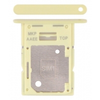 SIM kortelės laikiklis Samsung A156 A15 5G Yellow originalus (service pack)