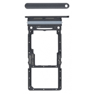 SIM kortelės laikiklis Samsung A336 A33 5G Awesome Black originalus (service pack)