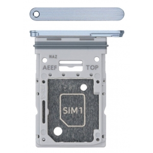 SIM kortelės laikiklis Samsung A556 A55 5G Awesome Iceblue originalus (service pack)