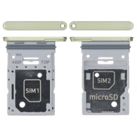 SIM kortelės laikiklis Samsung A556 A55 5G Awesome Lemon originalus (service pack)