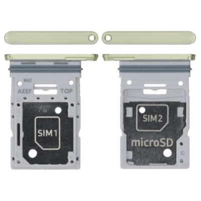 SIM kortelės laikiklis Samsung A556 A55 5G Awesome Lemon originalus (service pack)