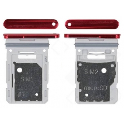 SIM kortelės laikiklis Samsung G781 / G780 S20 FE Cloud Red originalus (service pack) SIM kortelės laikiklis Samsung G781 / G780 S20 FE Cloud Red originalus (service pack)