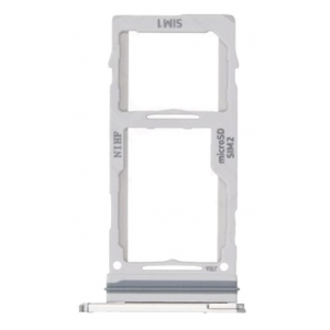 SIM kortelės laikiklis Samsung N985 / N986 Note 20 Ultra Mystic White originalus (service pack)