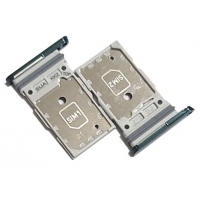 SIM kortelės laikiklis Samsung S901 / S906 S22 / S22 Plus Dual Green originalus (service pack)