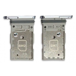 SIM kortelės laikiklis Samsung S921 S24 / S926 S24 Plus Dual Sapphire Blue originalus (service pack)