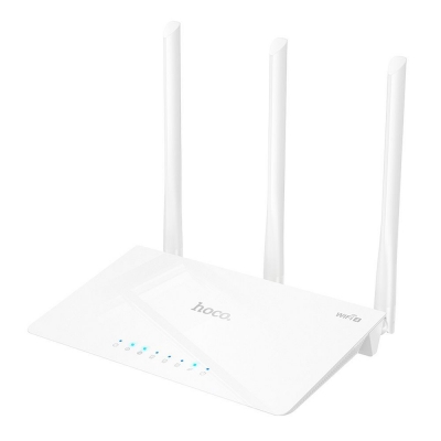Wireless router WiFi 4 HOCO (HI30) White Wireless router WiFi 4 HOCO (HI30) White