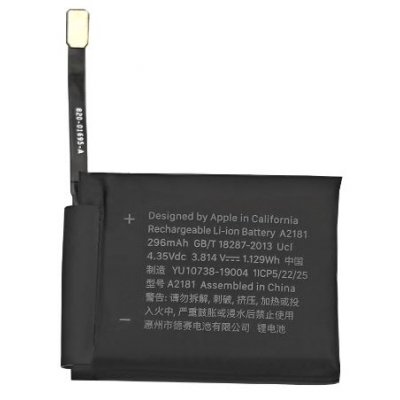 Akumuliatorius skirtas Watch Series 5 44mm 296mAh A2181 Akumuliatorius skirtas Watch Series 5 44mm 296mAh A2181