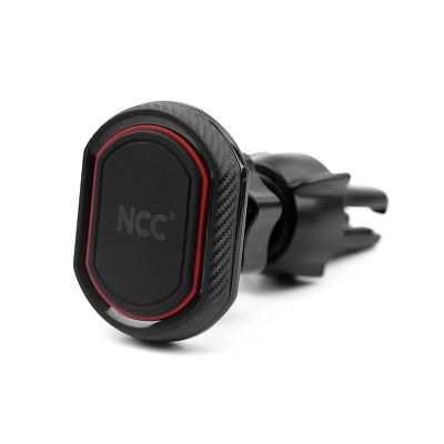 Automobilinis universalus telefono laikiklis NCC (CH11) tvirtinamas ant ventiliacijos grotelių, magnetinis, juodas Automobilinis universalus telefono laikiklis NCC (CH11) tvirtinamas ant ventiliacijos grotelių, magnetinis, juodas