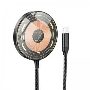 Belaidis įkroviklis HOCO (CW45) (15W MagSafe Compatible)