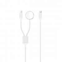 Belaidis įkroviklis XO (CX030) Apple Watch 2in1 baltas