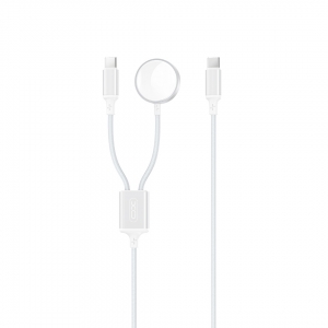 Belaidis įkroviklis XO (CX030) Apple Watch 2in1 baltas