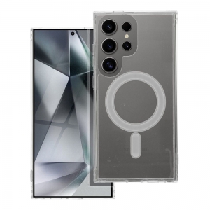 Dėklas Clear Mag Cover (MagSafe) skirtas Samsung S938 S25 Ultra skaidrus