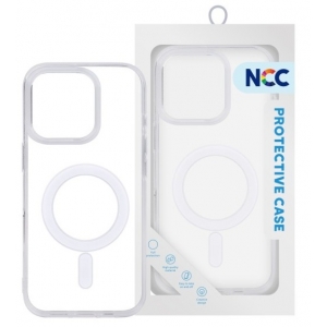 Dėklas NCC Clear Mag Cover (MagSafe) skirtas iPhone 14 skaidrus