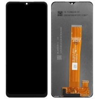 Ekranas Samsung A047 A04S 2022 su lietimui jautriu stikliuku Black