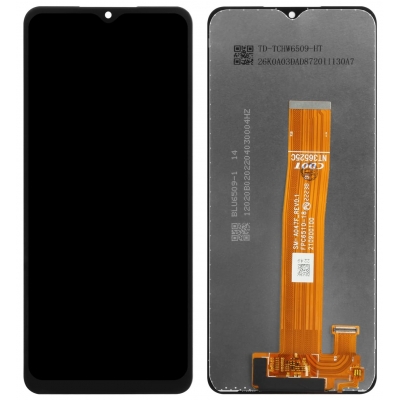 Ekranas Samsung A047 A04S 2022 su lietimui jautriu stikliuku Black Ekranas Samsung A047 A04S 2022 su lietimui jautriu stikliuku Black