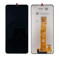 Ekranas Samsung A125 A12 2020 su lietimui jautriu stikliuku Black