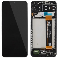 Ekranas Samsung A135 A13 4G 2022 su lietimui jautriu stikliuku Black