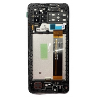 Ekranas Samsung A137 A13 2022 su lietimui jautriu stikliuku Black