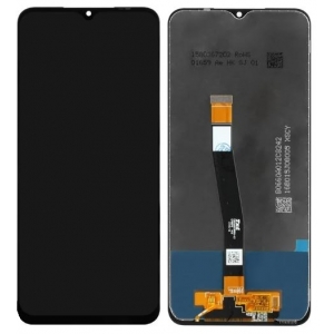 Ekranas Samsung A226 A22 5G su lietimui jautriu stikliuku Black