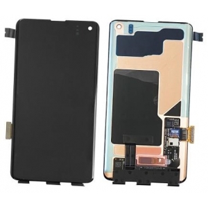 Ekranas Samsung G973 S10 su lietimui jautriu stikliuku (NO FRAME) originalus (service pack)