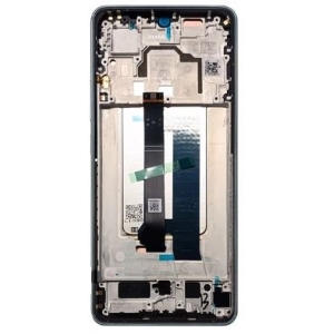 Ekranas Xiaomi Poco X6 Pro 5G su lietimui jautriu stikliuku ir rėmeliu Grey originalus (service pack)