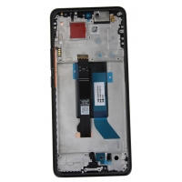 Ekranas Xiaomi Poco X7 5G su lietimui jautriu stikliuku ir rėmeliu Black originalus (service pack)
